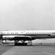 A Japan Airlines Tupolev Tu-114 Rossiya at Haneda Airport in 1965. JAL operated the Tu-114 jointly with the Russian flag airline Aeroflot. (Aviation Photography of Miami)